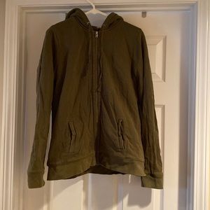 J. Crew Sherpa Fleece Lined Hoodie.